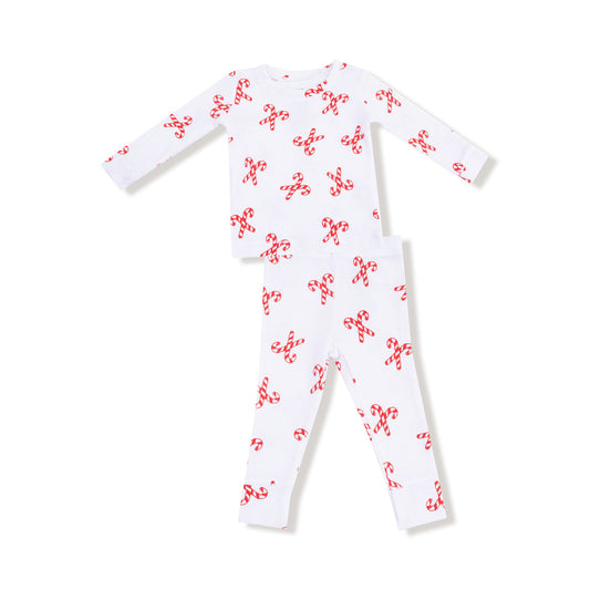 ANGEL DEAR 2 PC LOUNGWEAR-CANDY CANES-12-18
