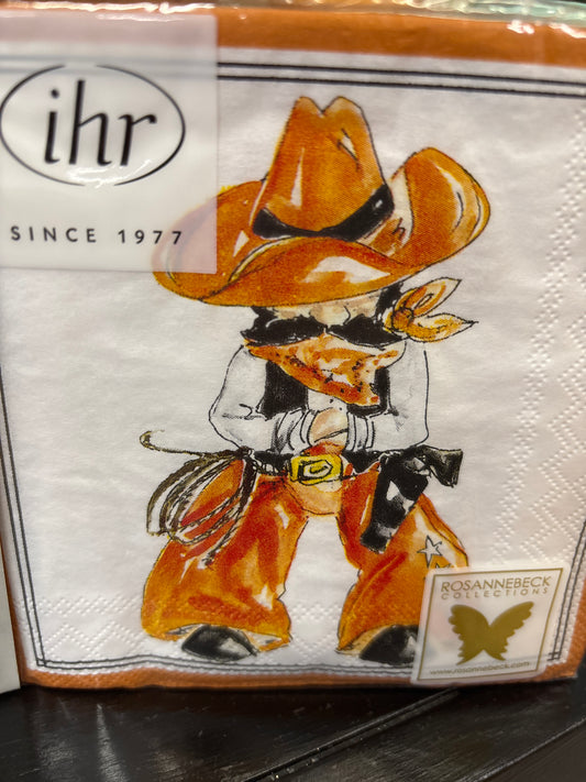 10X10 NAPKINS SET OF 20- OSU