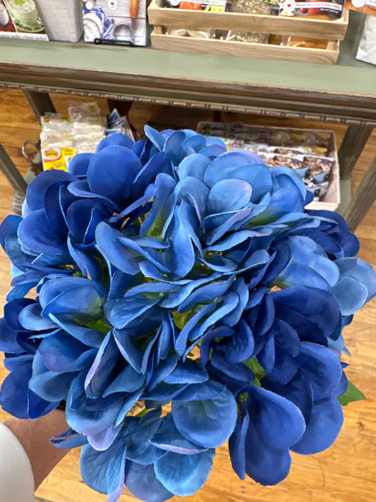 19' DK BLUE HYDRANGEA SPRAY