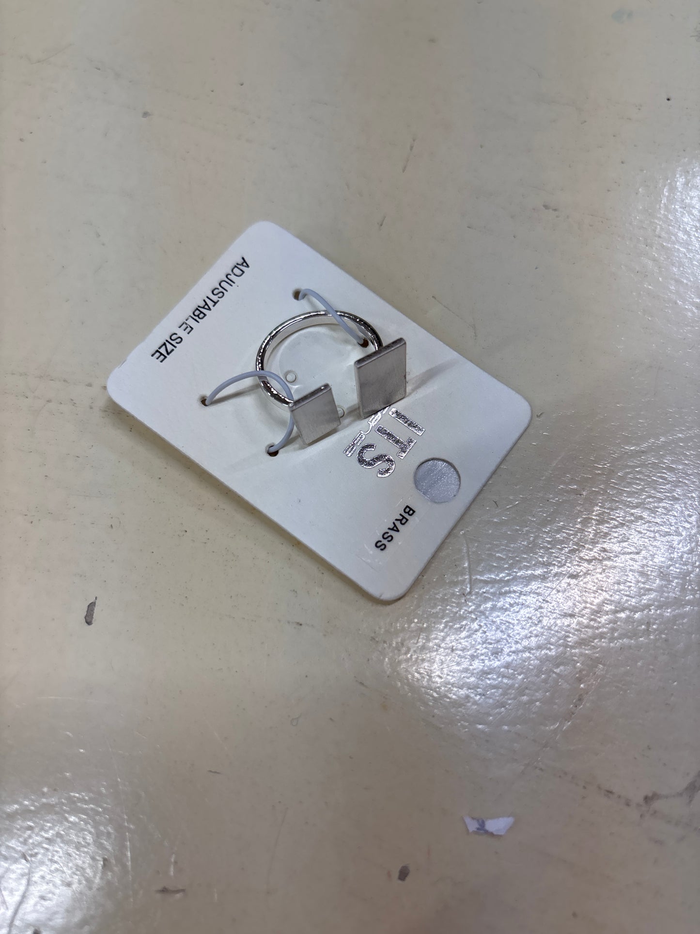 SILVER ADJUSTABLE RING