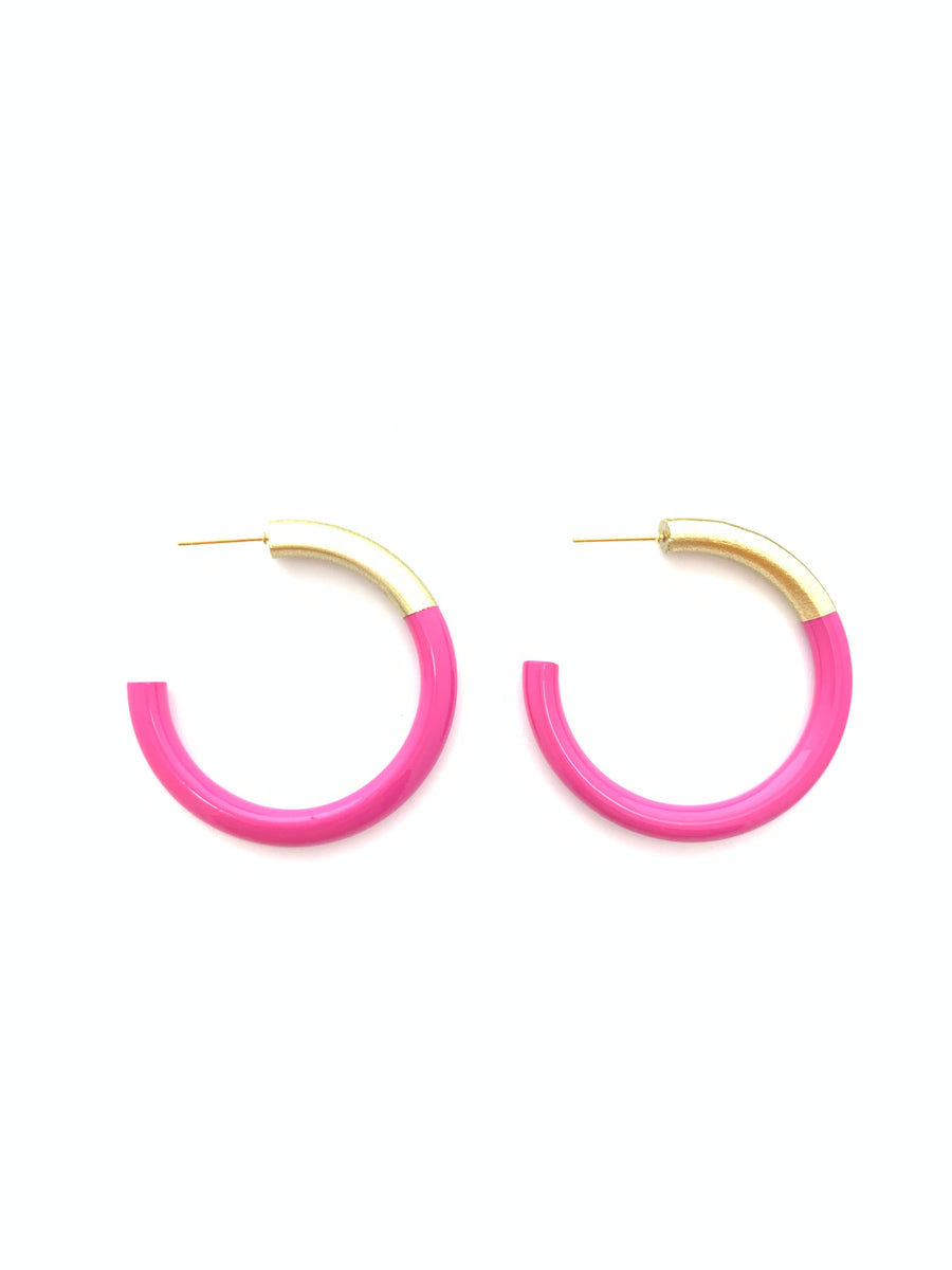 ACCESSORY JANE LIZ MED HOOPS