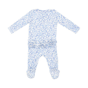 ANGEL DEAR BLUE CALICO RUFFLE FOOTIE