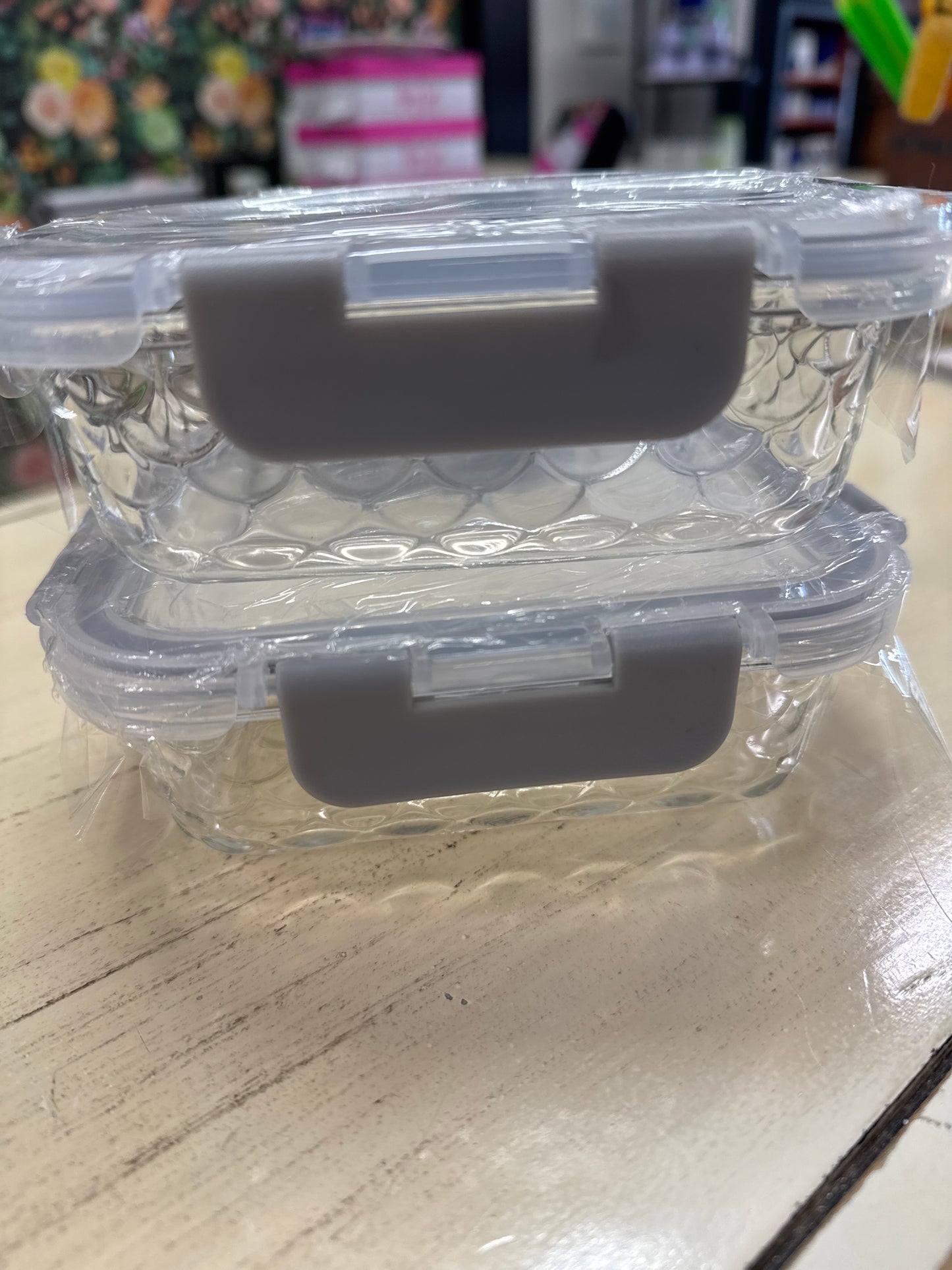 12.5 OZ HIGH BOROSILICATE JARS SNAP LOCK-SET OF 2