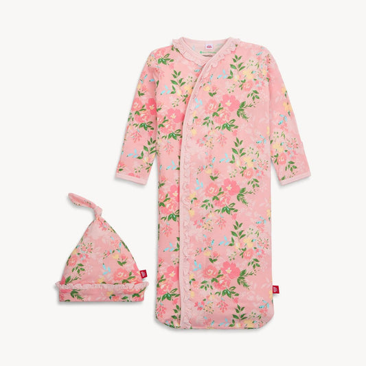 MAGNETIC RUFFLE PLACET GOWN/RUFFLE HAT-AINSLEE NB-3M