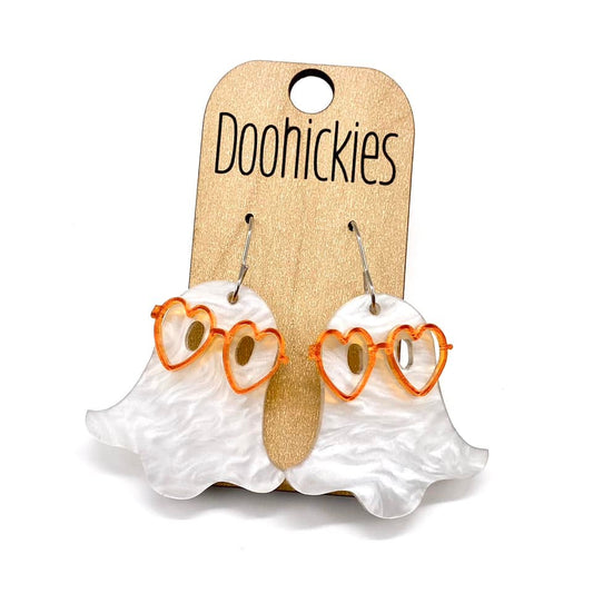 DOOHICKIES- 2" NERDY GHOST DANGLES