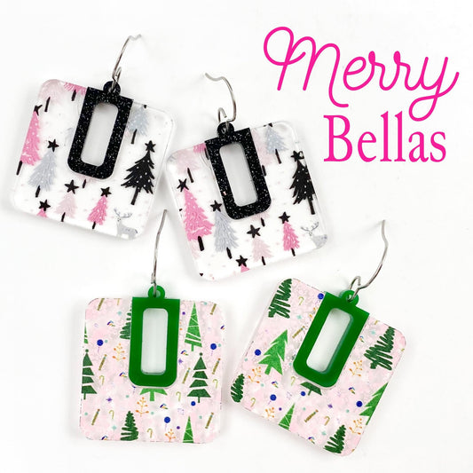DOOHICKIES- MERRY BELLAS CHRISTMAS EARRINGS