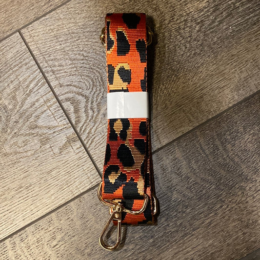 ORANGE/BLACK GUITAR PURSE STRAP