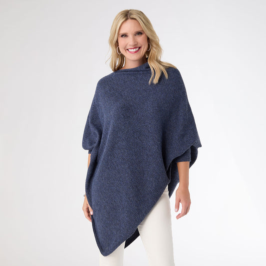 COCO&CARMEN-DYLAN SWEATER PONCHO-OS