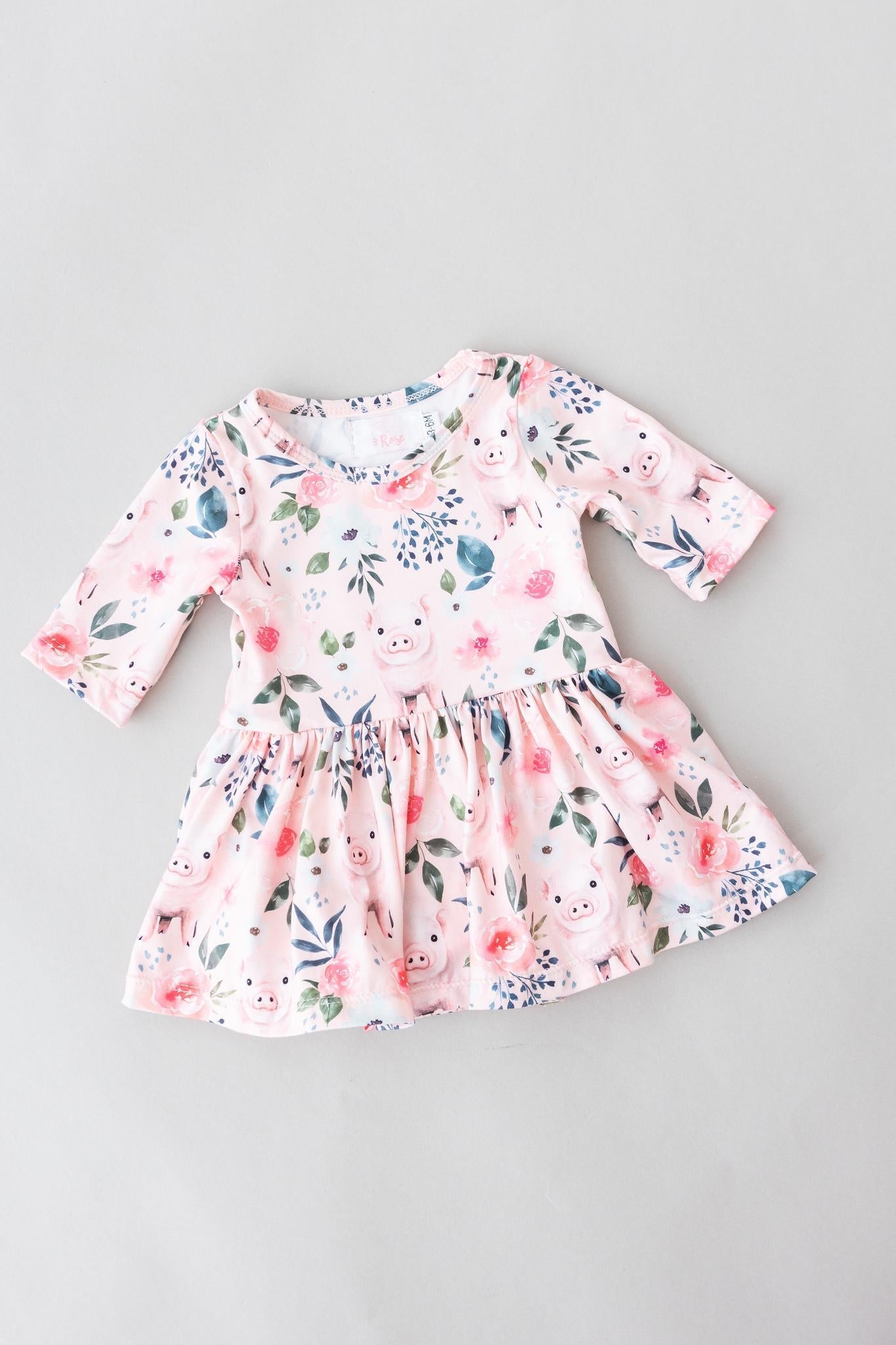 MILA & ROSE TWIRL BODYSUIT - THIS LITTLE PIGGY 18-24