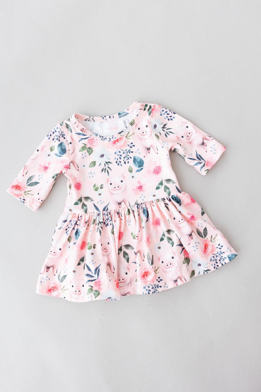 MILA & ROSE TWIRL BODYSUIT - THIS LITTLE PIGGY 18-24