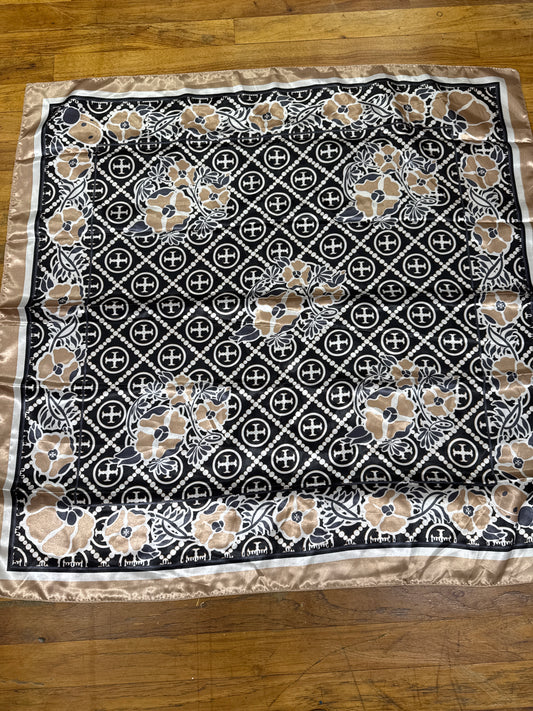 BROWN & TAN SCARF