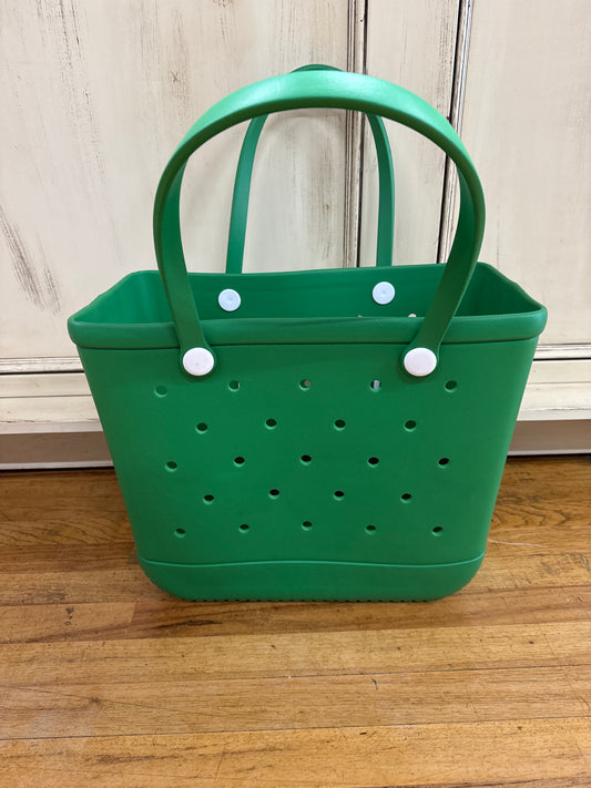CARRYALL WASHABLE TOTE-KELLY GREEN