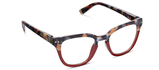 PEEPERS- FAYE-GRAY/DARK RED