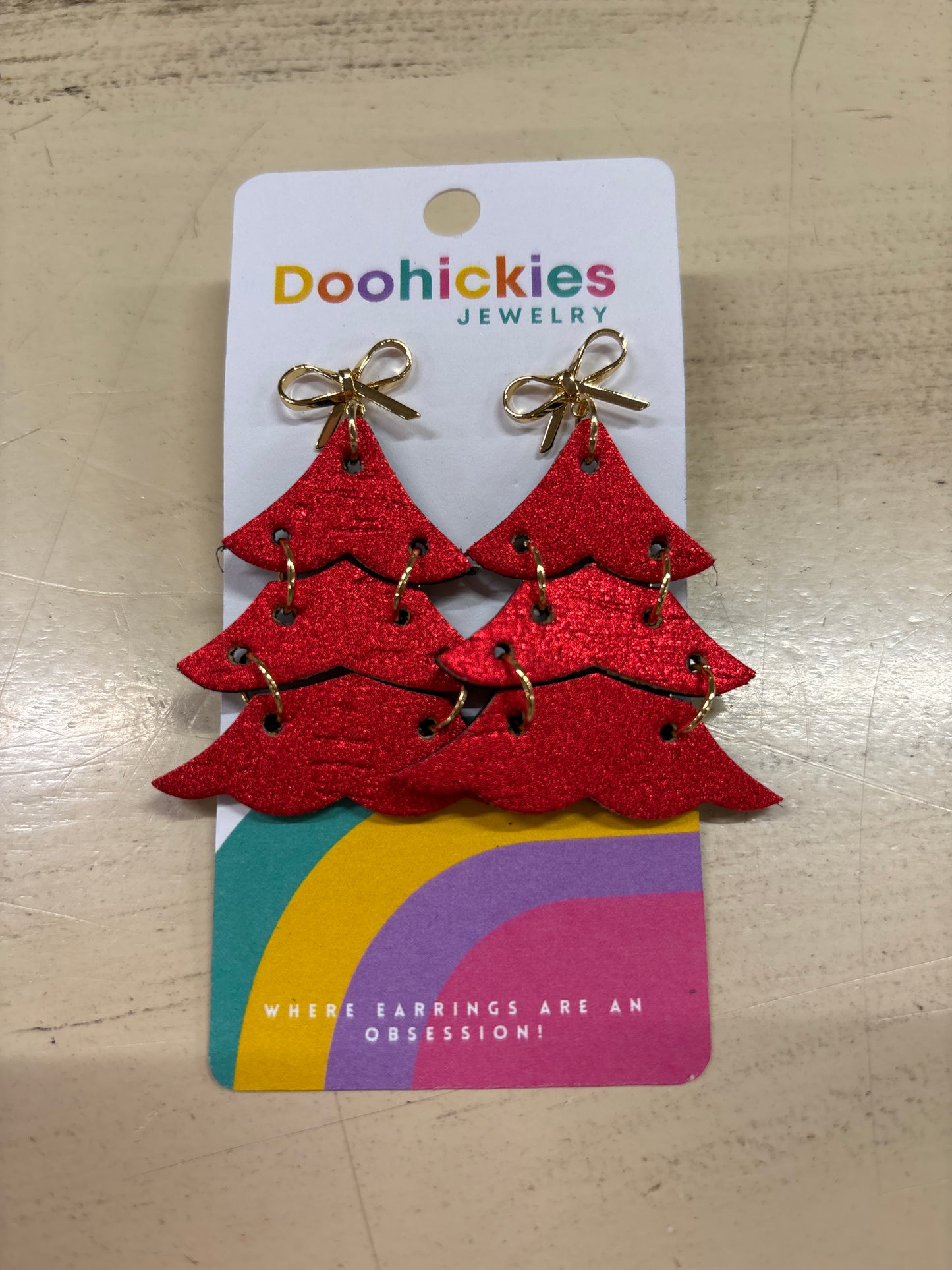 DOOHICKIES- SHIMMER TREE EARRINGS