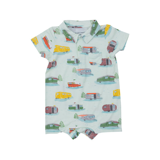 DEAR POLO SHORTIE-VINTAGE CAMPERS