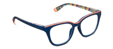 PEEPERS TRAPEZE NAVY 2.00 BLUE LIGHT FILTERING
