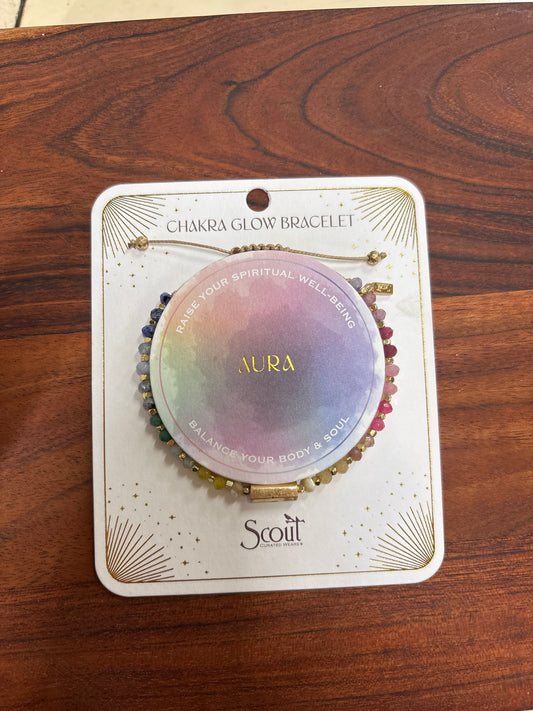 SCOUT CHAKRA GLOW BRACELET-AURA GOLD