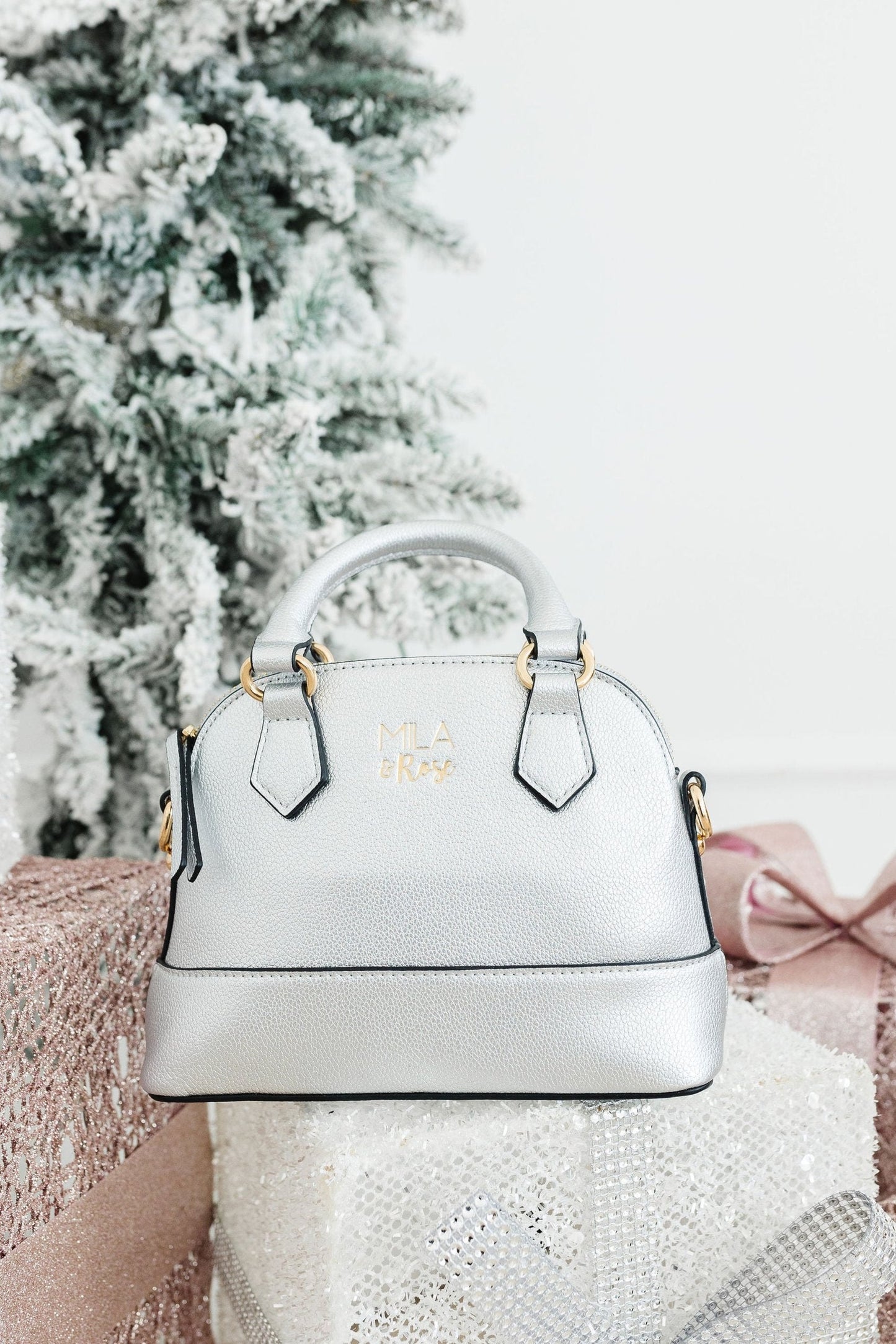 MILA & ROSE GIRLS PURSE-SILVER