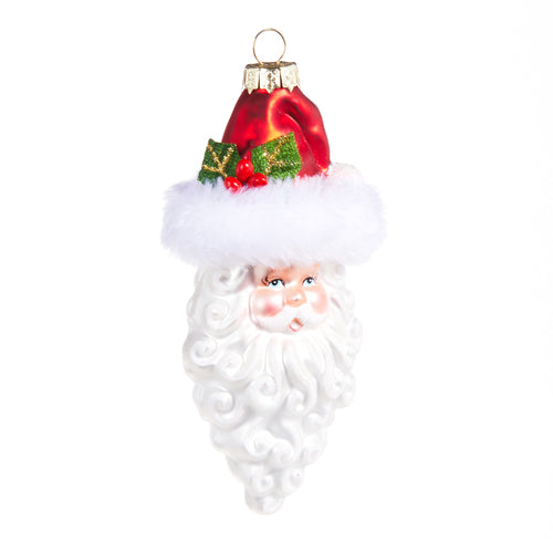 5" SANTA HEAD ORNAMENT
