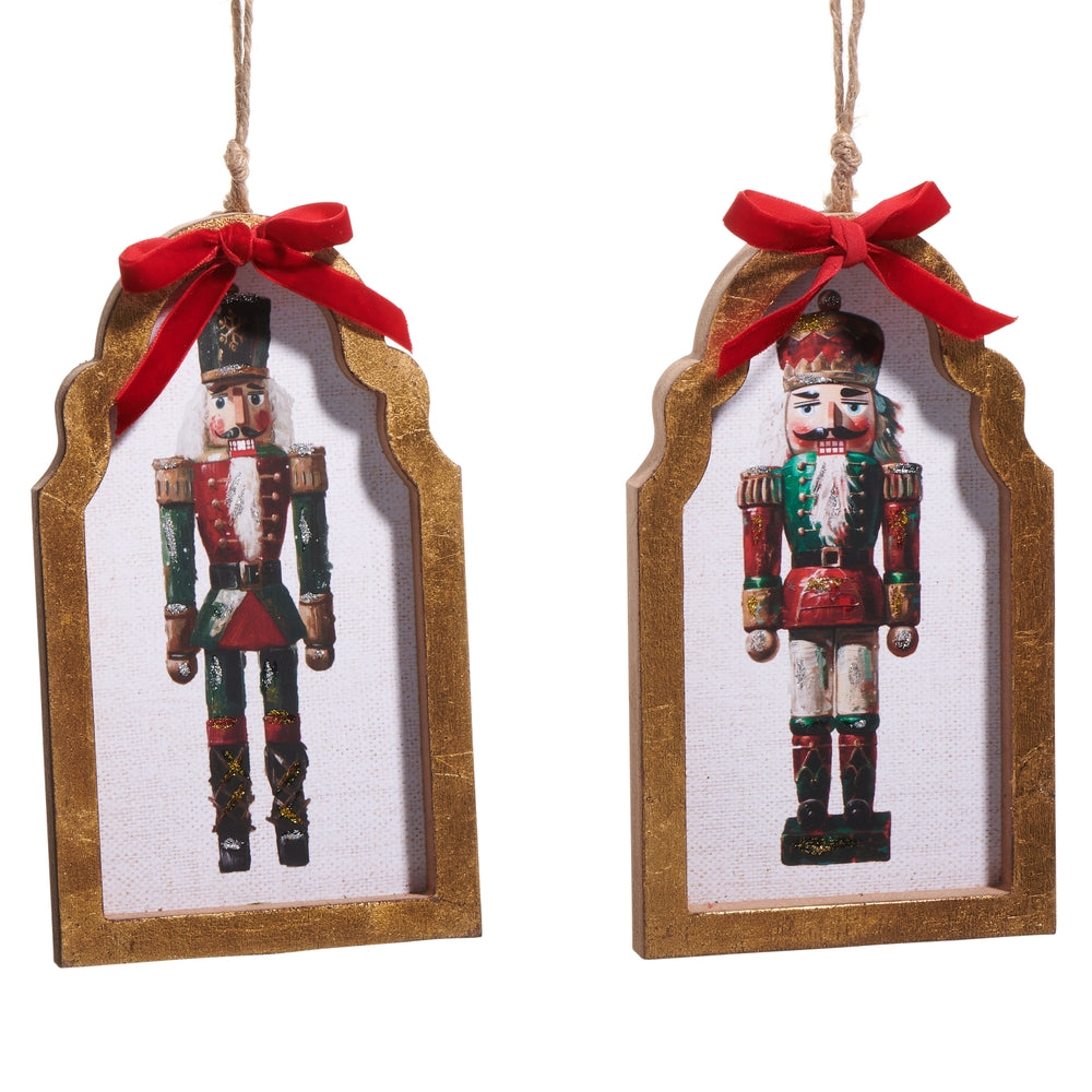 RAZ-7.5" NUTCRACKER FRAMED ORNAMENT