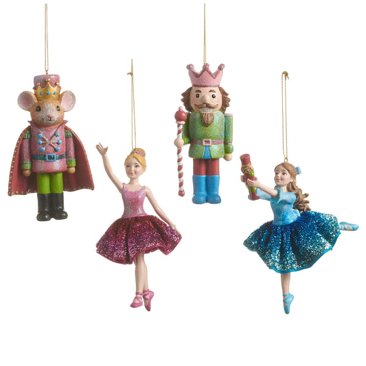 RAZ-5.5" NUTCRACKER SUITE CHARACTER ORNAMENT
