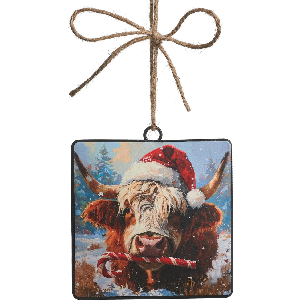 RAZ-6" JINGLE BULL ORNAMENT