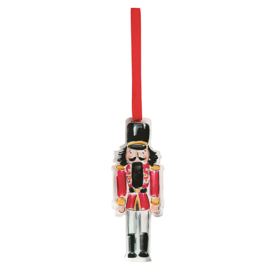 MUD PIE NUTCRACKER ORNAMENT- RED