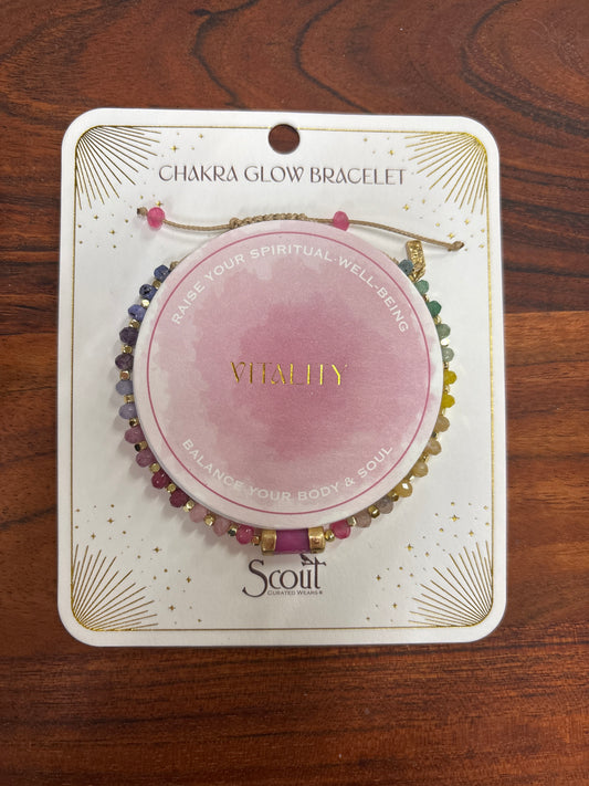 SCOUT CHAKRA GLOW BRACELET-GROUNDED-GOLD