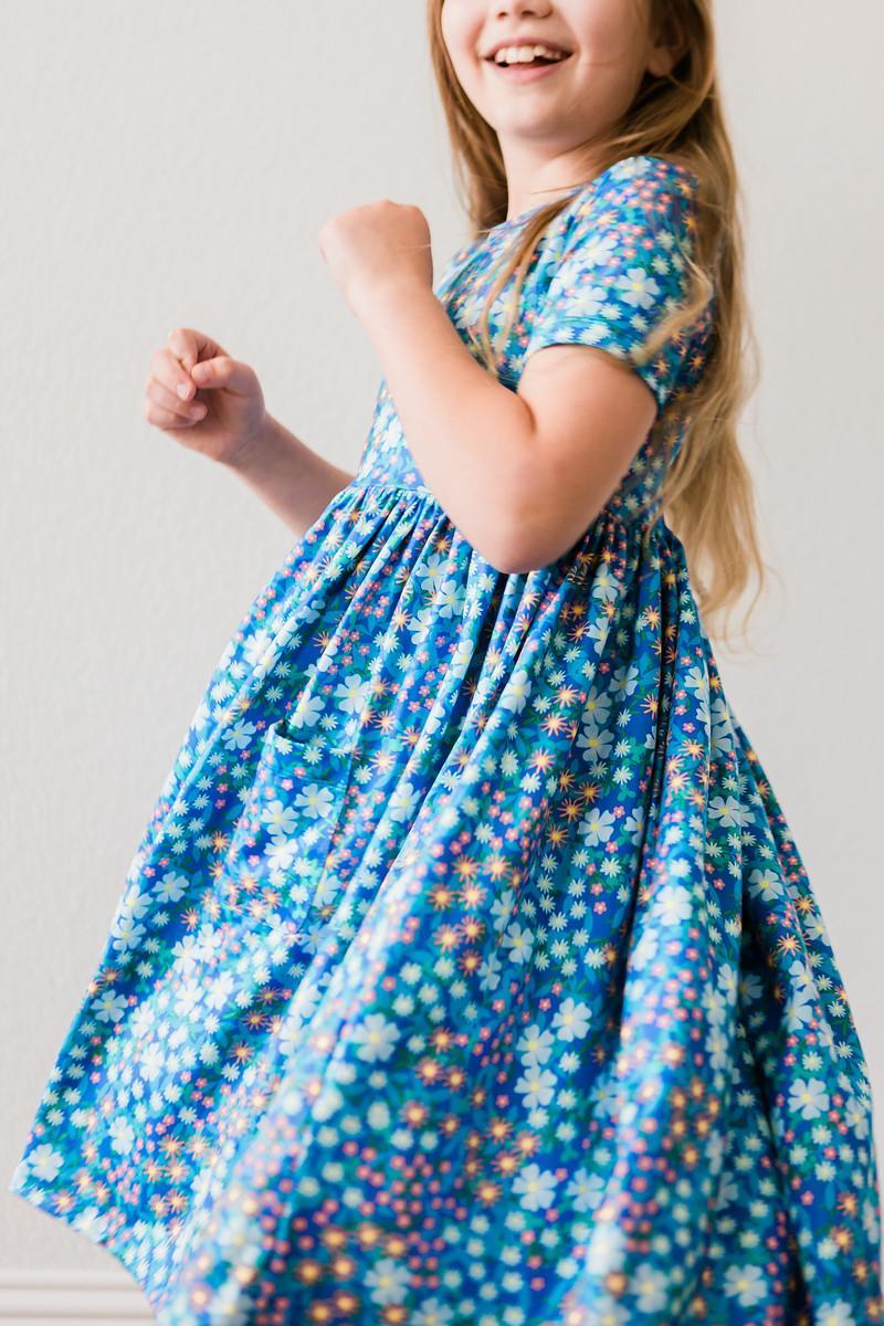 MILA & ROSE TWIRL DRESS - SPRING FLING