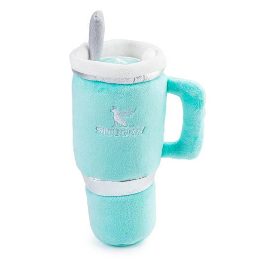 SNUGGLY CUP - TEAL DOG TOY