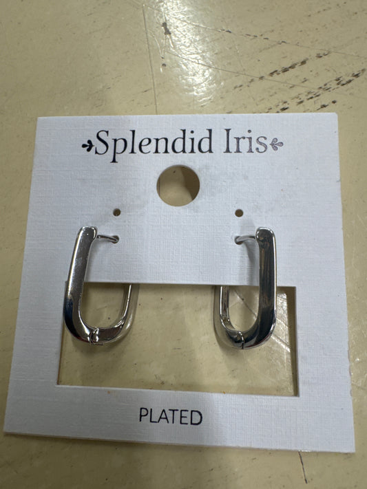 SPLENDID IRIS-OBLONG HUGGIES-SILVER