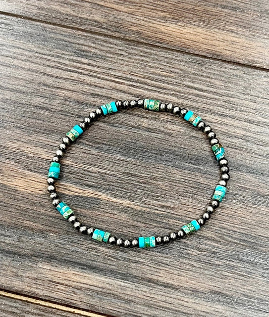 ISAC POLISHED NAVAJO PEARL ANKLET