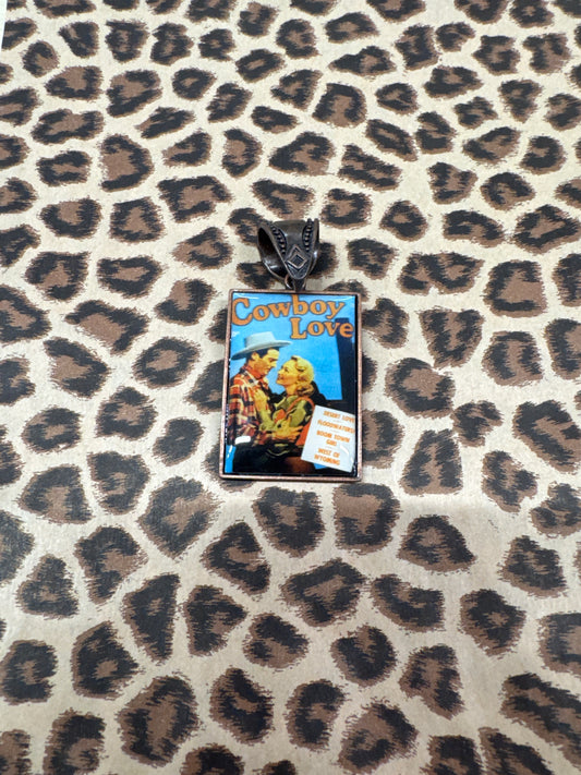 BRONZE SMALL NECKLACE COWBOY LOVE