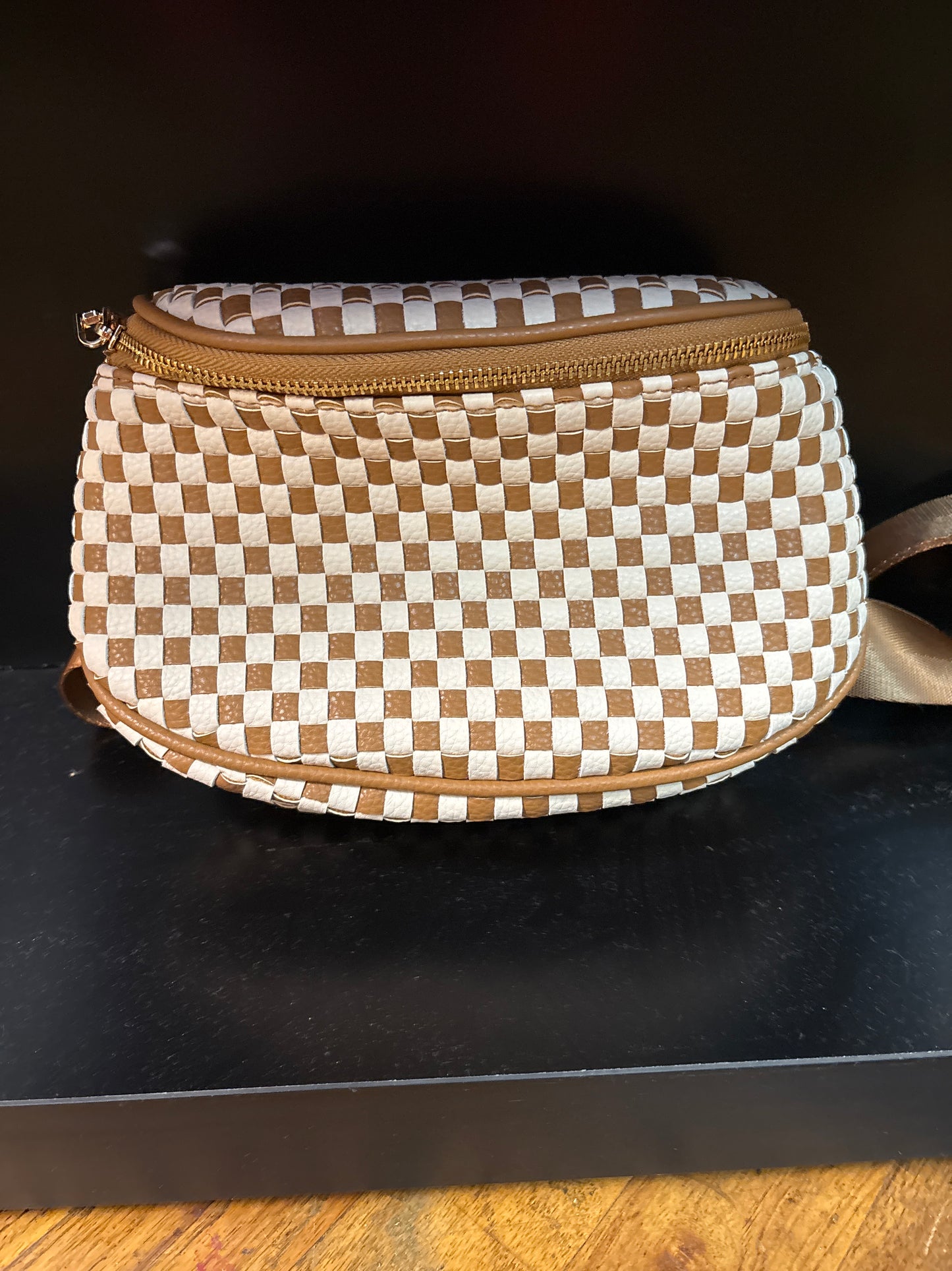 ALBA SMALL POUCH-CHECKERED