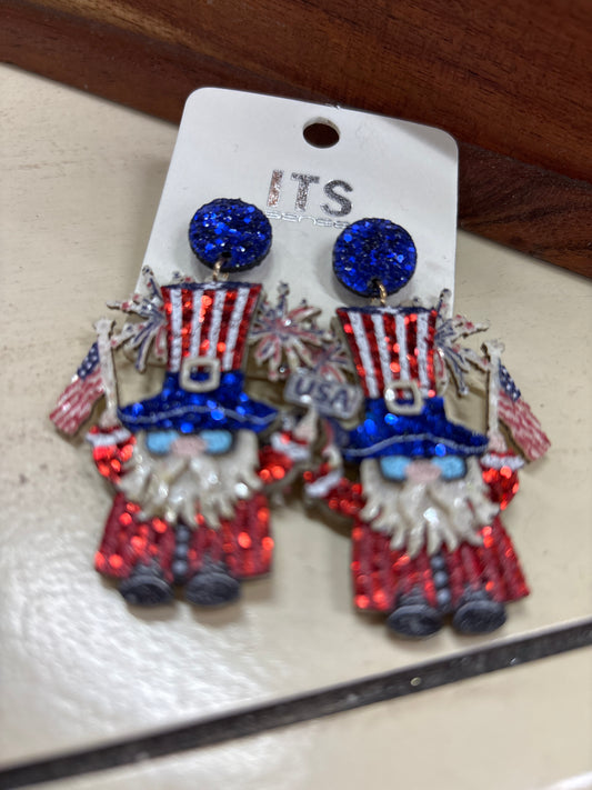 ITS EARRINGS-UNCLE SAM