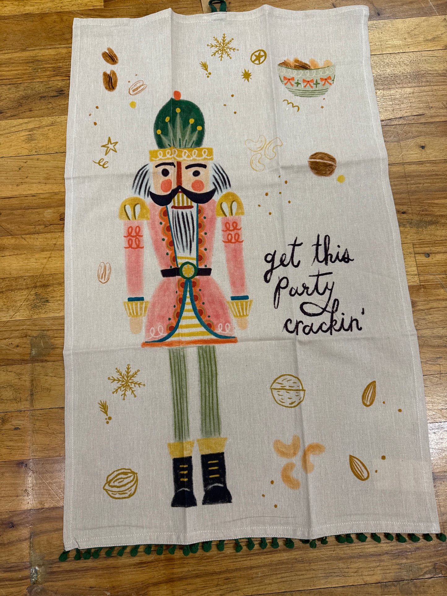 TEA TOWEL W/HOLIDAY TREATS