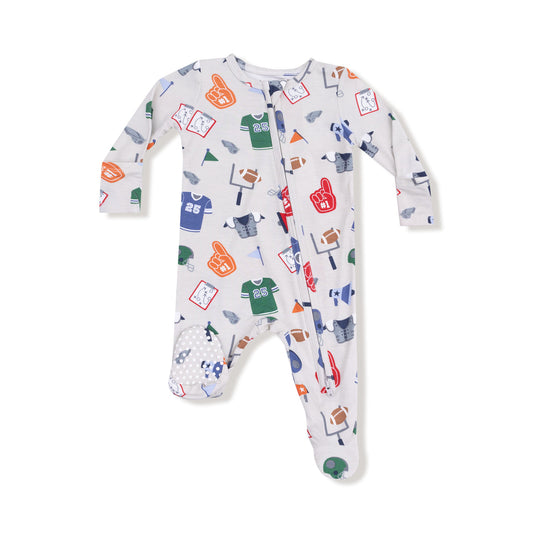 ANGEL DEAR - GAME DAY-GREY-FOOTIE