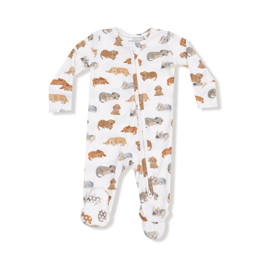 ANGEL DEAR -ZIPPER FOOTIE- NAPPING PUPPIES