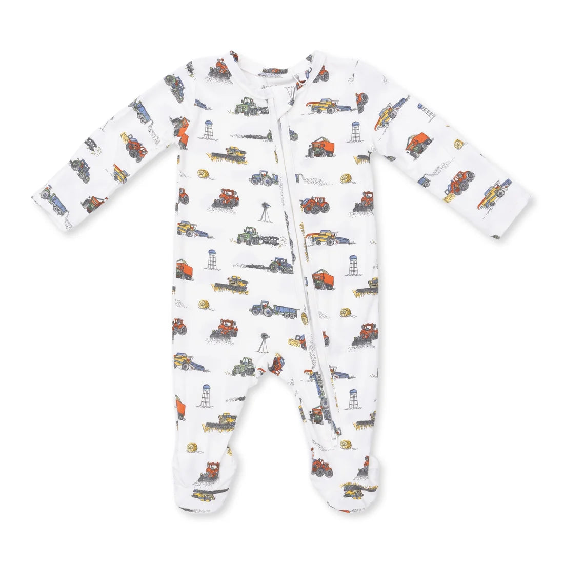 ANGEL DEAR-ZIP FOOTIE- FARM MACHINES