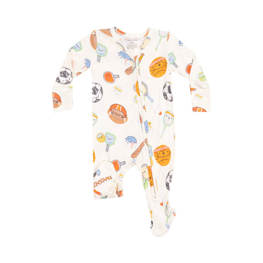 ANGEL DEAR SPORTS BALL ZIPPER FOOTIE