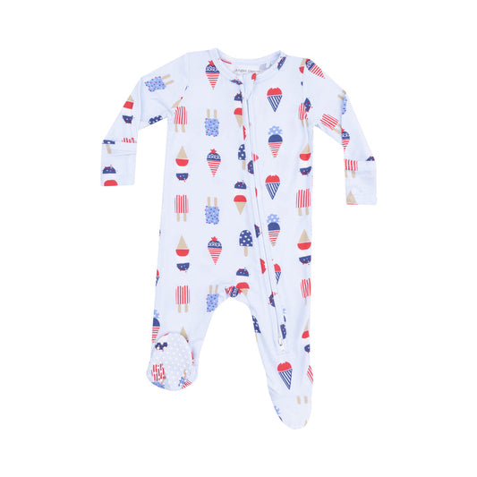 ANGEL DEAR AMERICAN ICE CREAM FOOTIE-BLUE