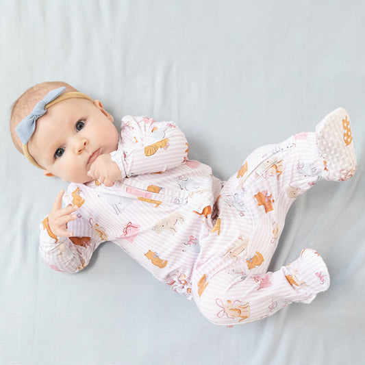 ANGEL DEAR RUFFLE FOOTIE-FANCY PETS