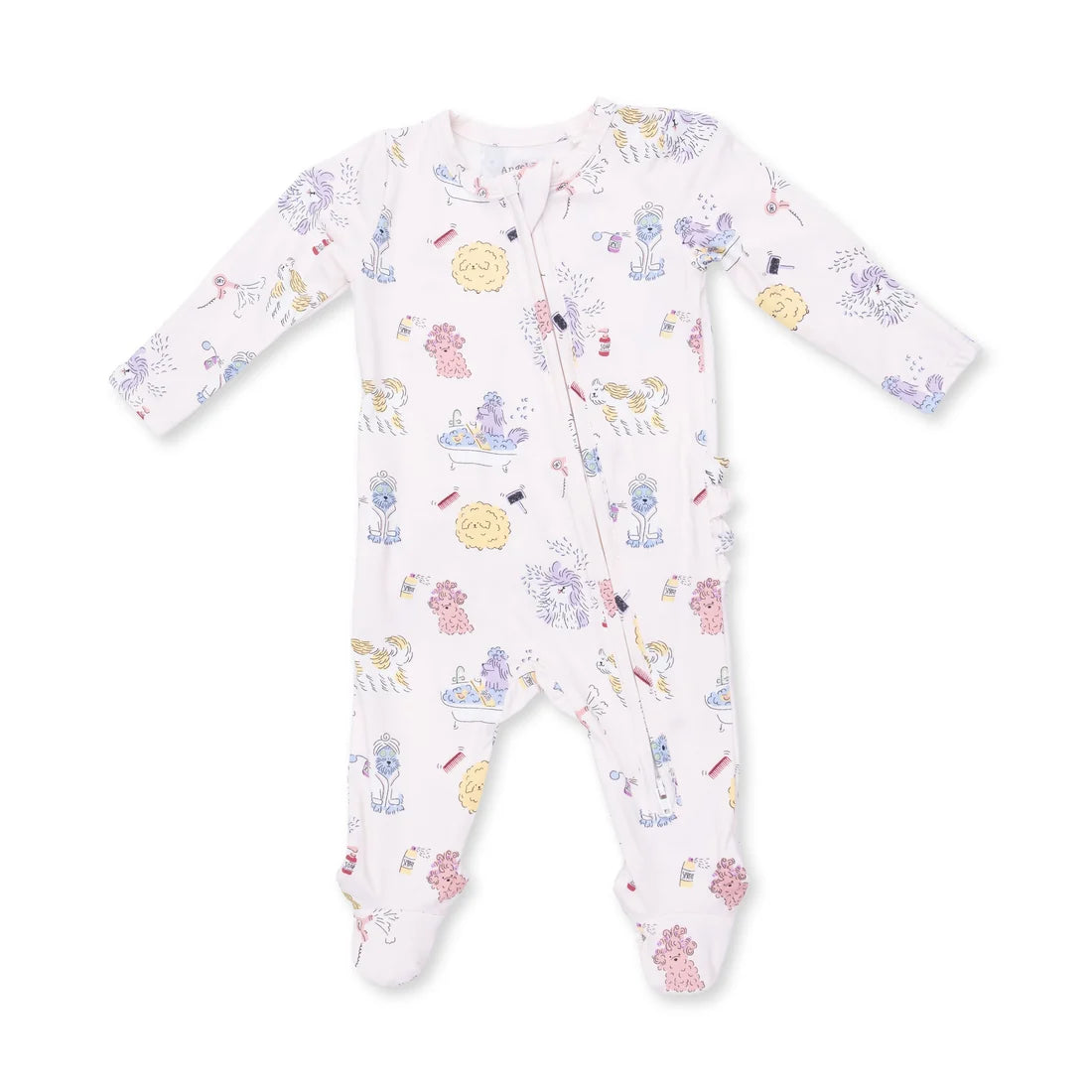 ANGEL DEAR- RUFFLE FOOTIE-SPA DOGS