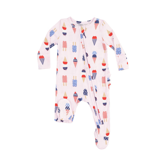 ANGEL DEAR AMERICAN ICE CREAM FOOTIE-PINK
