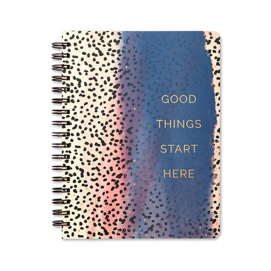 SPIRAL NOTEBOOK-GODD THINGS START HERE