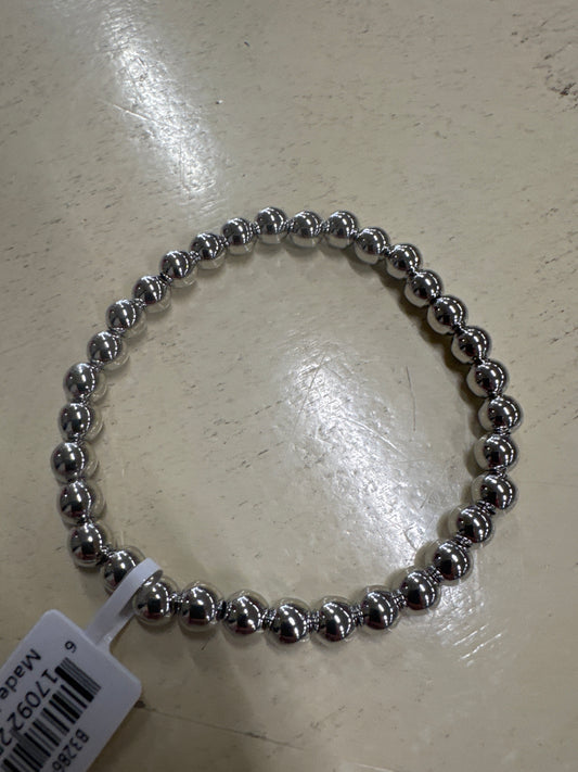 SPLENDID IRIS-6MM BEAD-BRACELET-SILVER