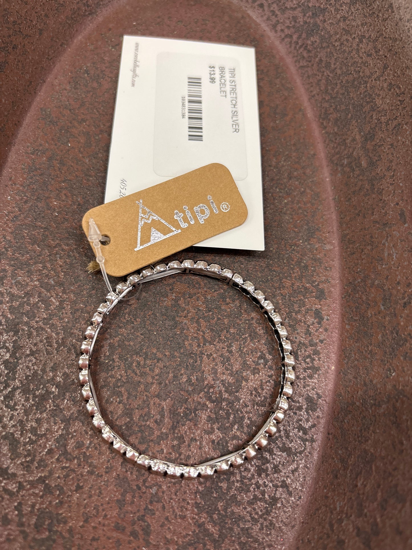 TIPI STRETCH SILVER BRACELET