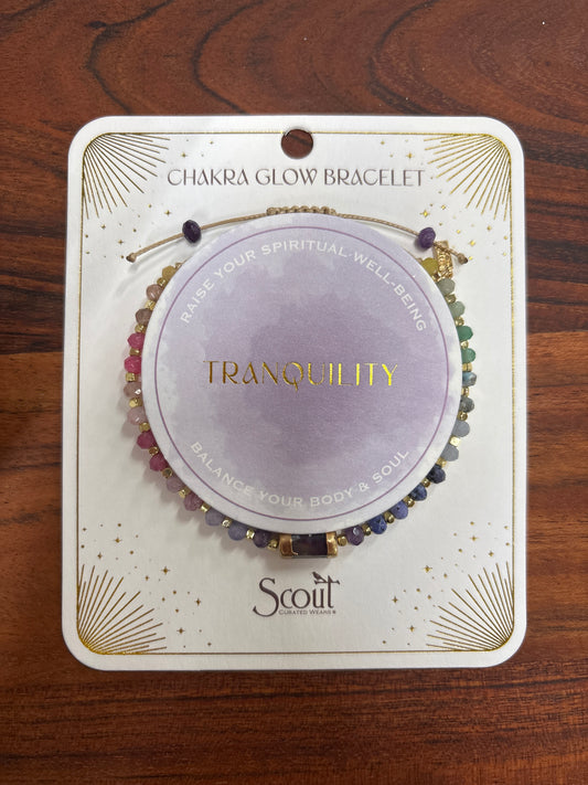 SCOUT CHAKRA GLOW BRACELE TRANQUILITY-GOLD
