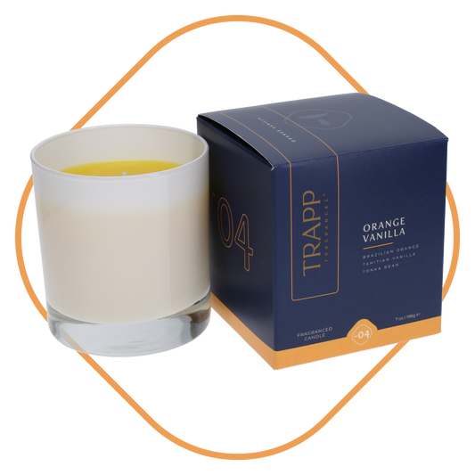 TRAPP CANDLE-ORANGE VANILLA 7 OZ