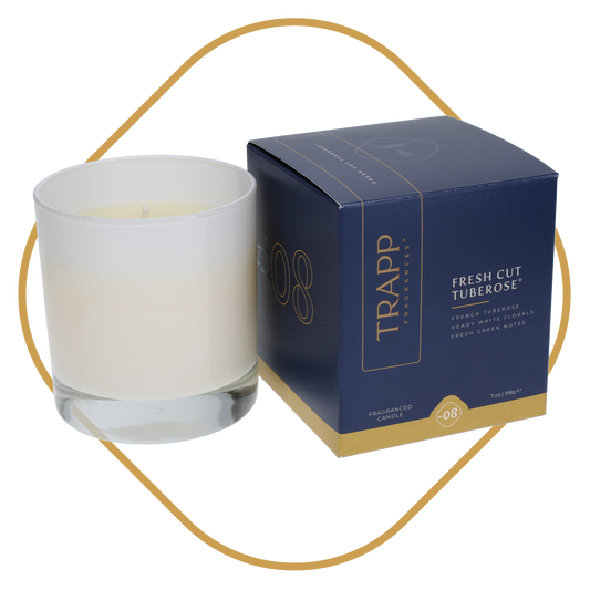 TRAPP CANDLE-7 0Z- FRESH CUT TUBEROSE